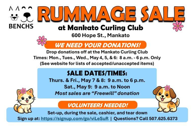 Rummage Sale - BENCHS